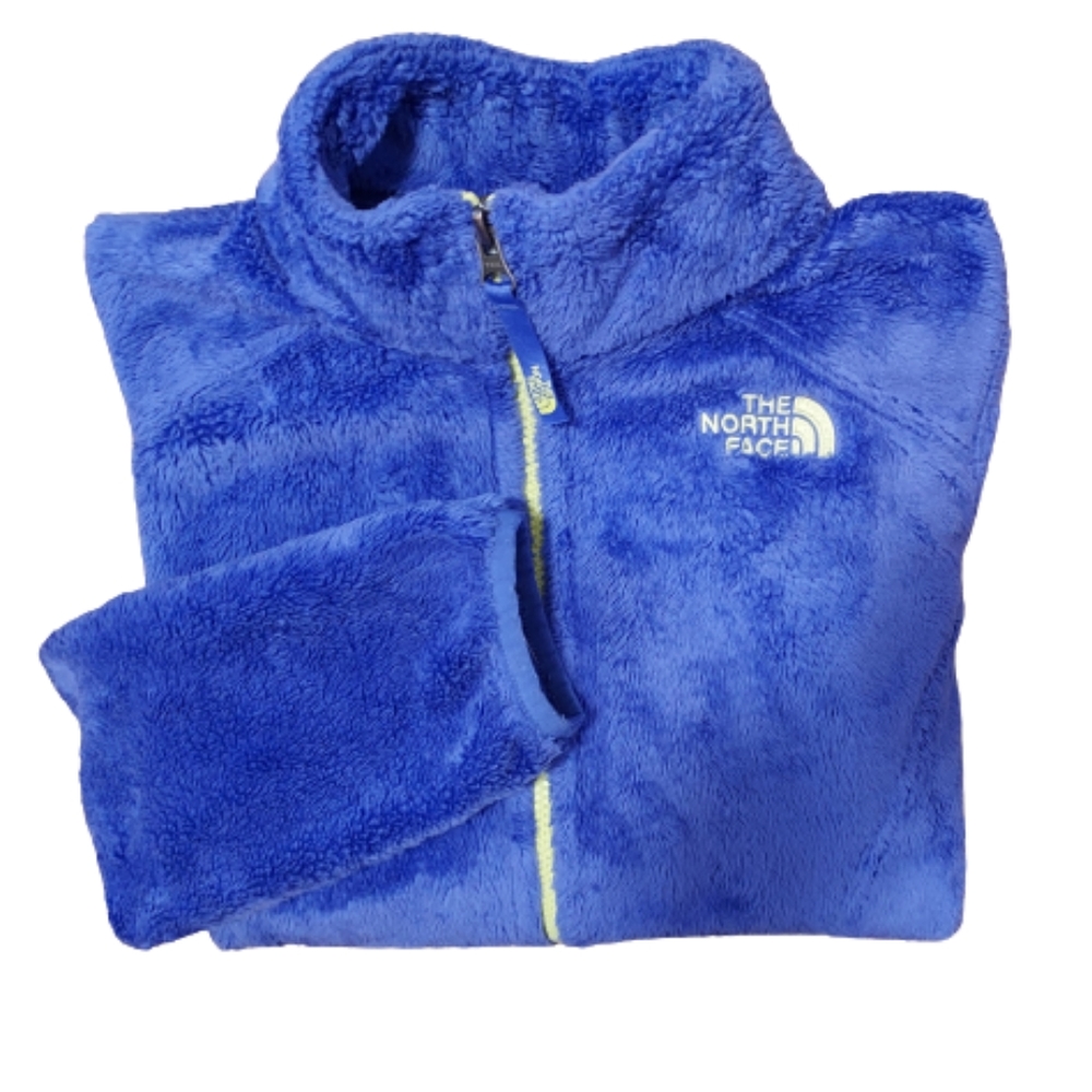 The North Face Girls Osolita Full Zip Fleece Jacket Size Large Purple